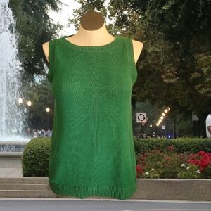 Chico's Green Sleeves Sweater